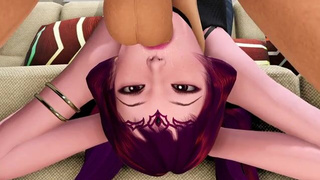 Deepthroat Blowjob 3D GIF