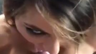 Deepthroat Cum Adriana Chechik GIF